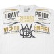 Photo de Tee shirt Wicked One Pride blanc en coton pour Ancienne Collection 2013THPR17