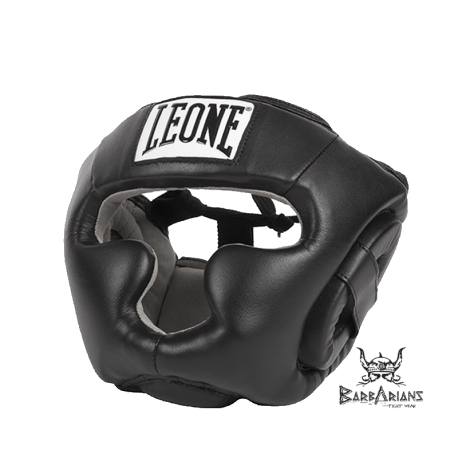 Photo de Casque de boxe Leone 1947 \\"Junior\\" Noir pour Casque de boxe CS429