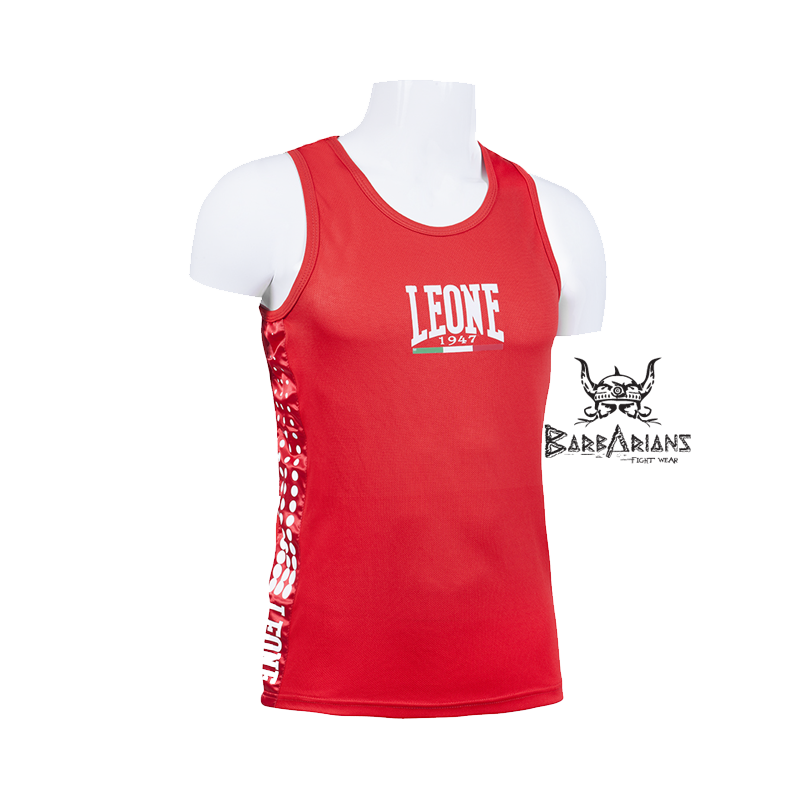 View our Leone 1947 Boxing Tee-Shirt Polyester breathable Red AB726