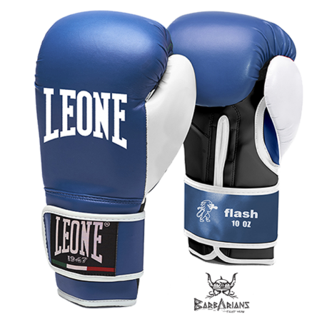 Photo de Gant de boxe Leone 1947 \\"FLASH\\" bleu pour Gant de Boxe GN083