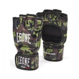 Leone 1947 MMA Gloves Camouflage green Leather