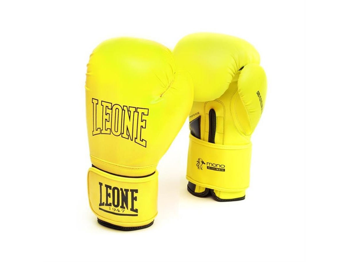 View our Boxing gloves Leone 1947 yellow \Mono\ GN062 at Barbar