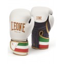 Gant de boxe cuir Leone 1947 'ITALIE' Blanc
