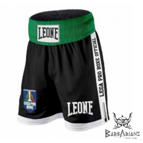 Photo de Shorts de boxe Anglaise Leone 1947 \\"Contender\\" Noir pour Ancienne Collection AB735