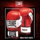 Photo de Gant de boxe Leone 1947 \\"Shock\\" rouge cuir pour Gant de Boxe GN047