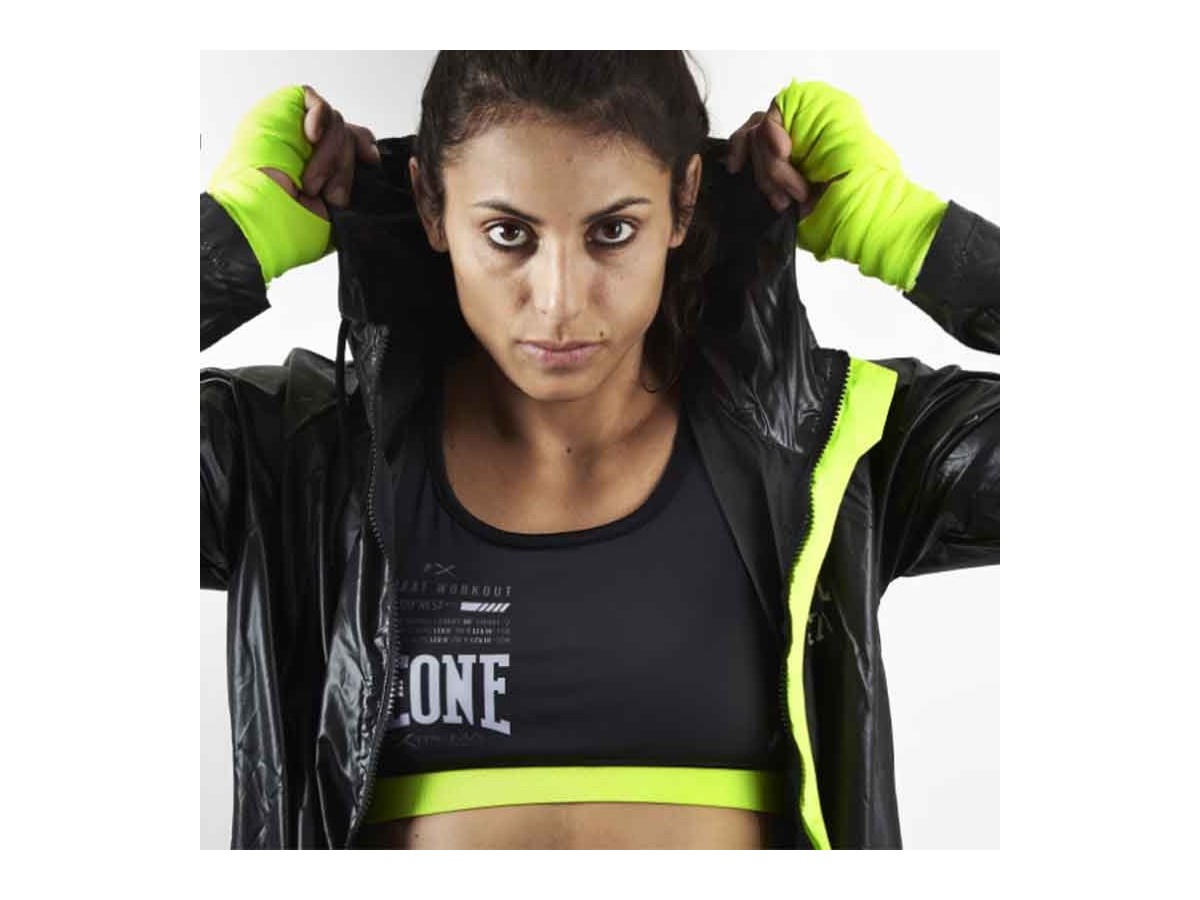 View our Woman Pro sport bra Leone 1947 ABX62 at Barbarians Fight Wear