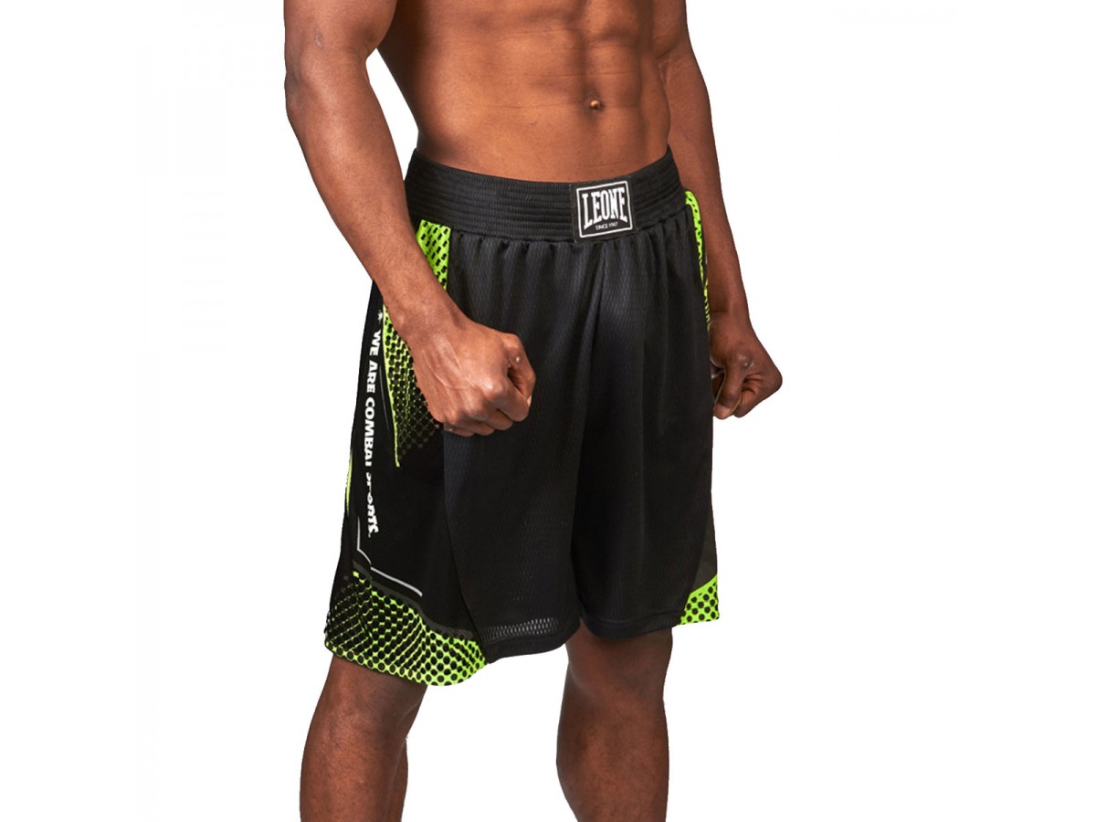 Leone 1947 Blitz MMA Shorts Negro-Verde