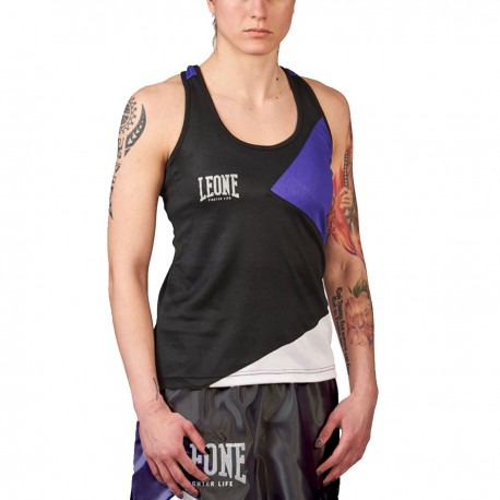 Leone 1947 Women Boxing Singlet FIGHTER LIFE W images, photos, pictures on Tee-Shirt Boxe Anglaise AB280