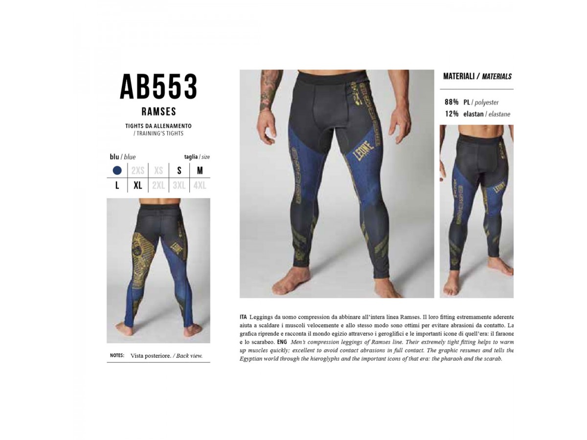 View our RAMSES Man compression leggins Leone 1947 AB553 at Barbari