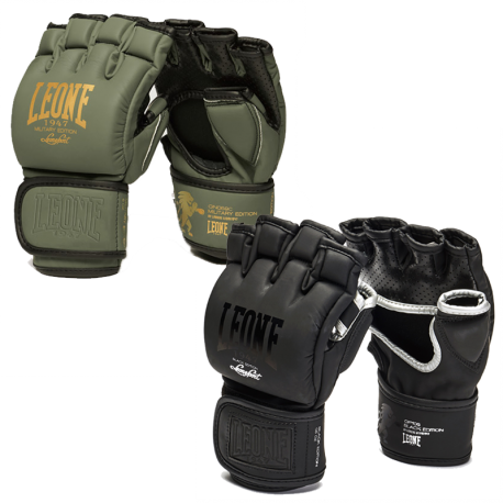 Black Edition schwarz LEONE MMA Handschuhe 