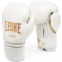 Leone 1947 Boxhanschuhe 'Black and White' Weiss