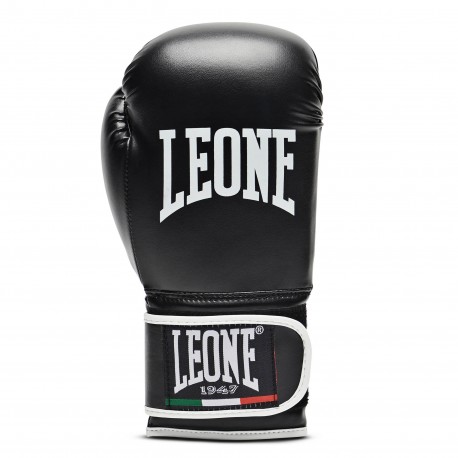 Photo de Gant de boxe Leone 1947 \\"FLASH\\" noir pour Gant de Boxe GN083