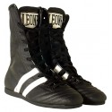 100% cuir & made in Italy chaussure de boxe noir Leone 1947