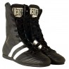 Photo de 100% cuir & made in Italy chaussure de boxe noir Leone 1947 pour Chaussures de boxe CL186NOIR