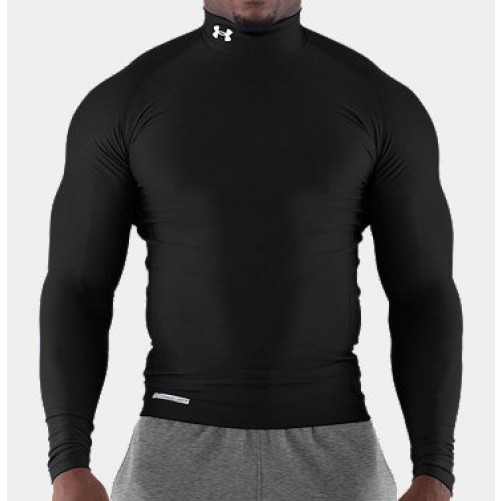 Under Armour Herren UA ColdGear® Kompressionsshirt Top Shirt Fitness Sportshirt 
