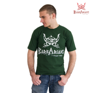 Barbarians Fight Wear t-shirt Green cotton elastane images, photos, pictures on Old Collection tee-vert Barbarians 01