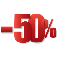 Sales -50%